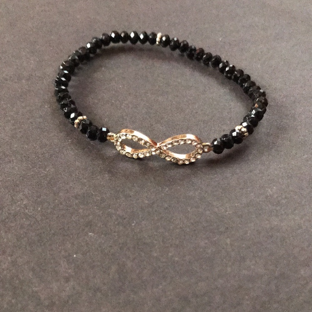 Infinity beaded bracelet